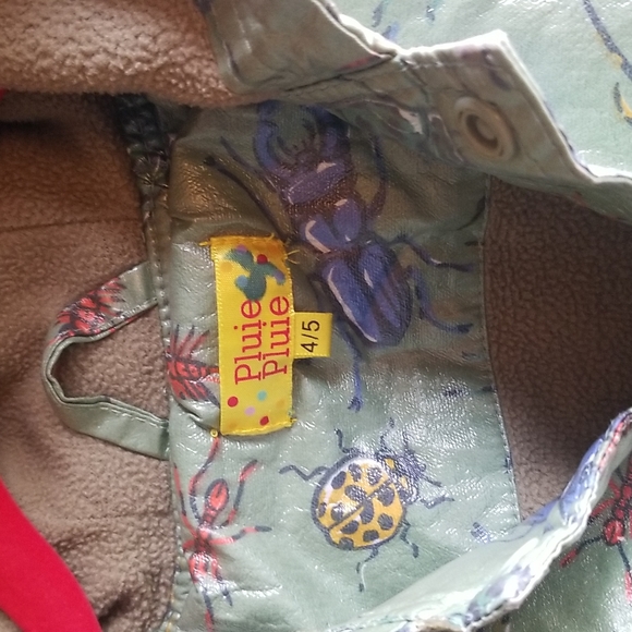 Pluie Pluie Fleece Lined Hooded Raincoat - Picture 3 of 7